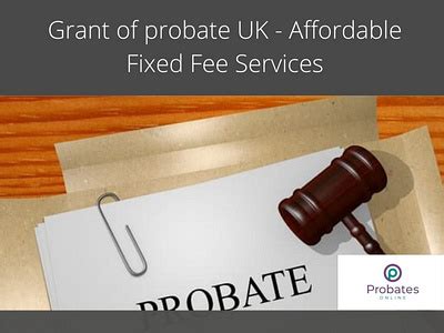 fixed price probate uk.